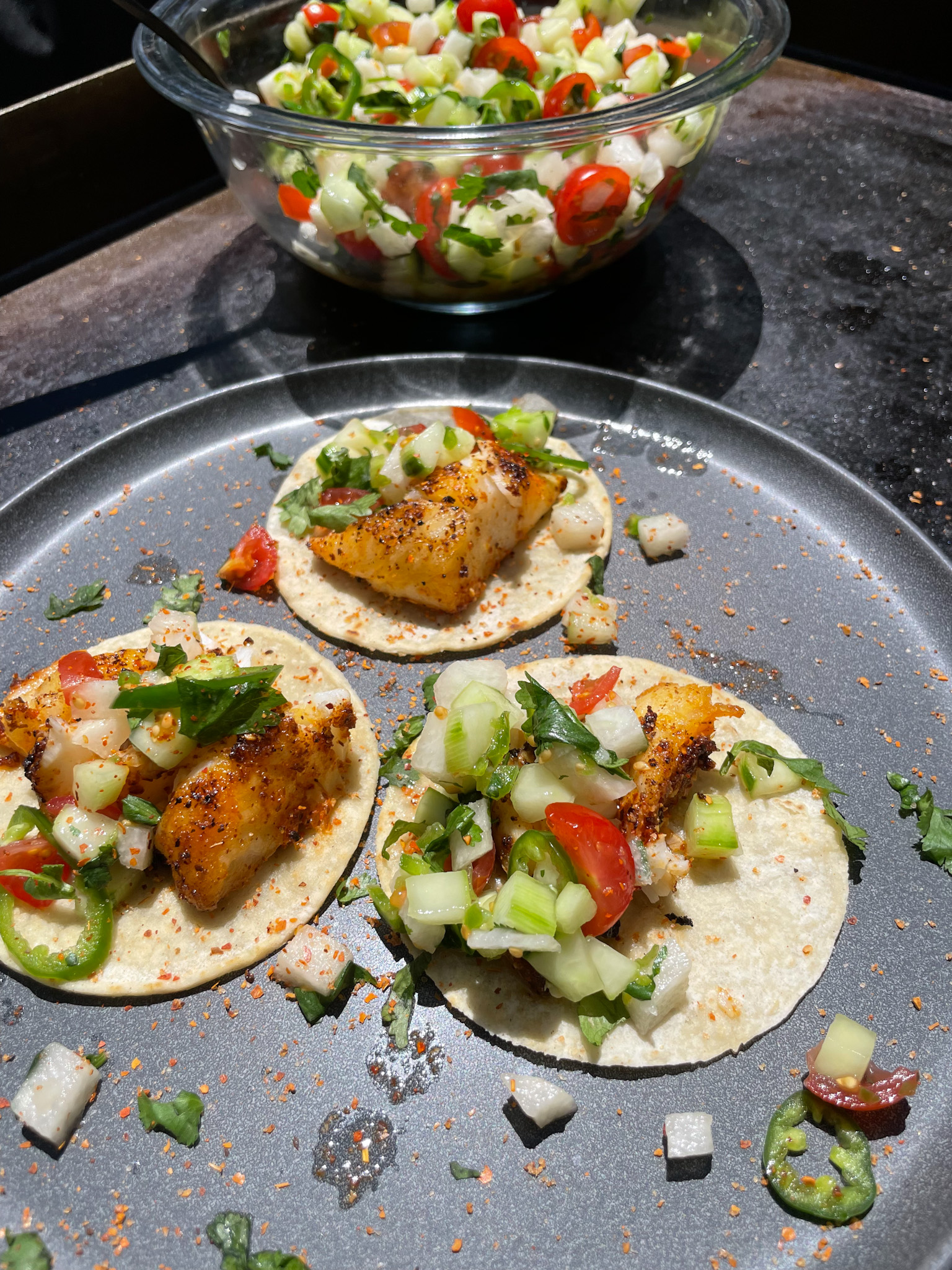 Air Fryer Crusted Fish - Taco Pairing