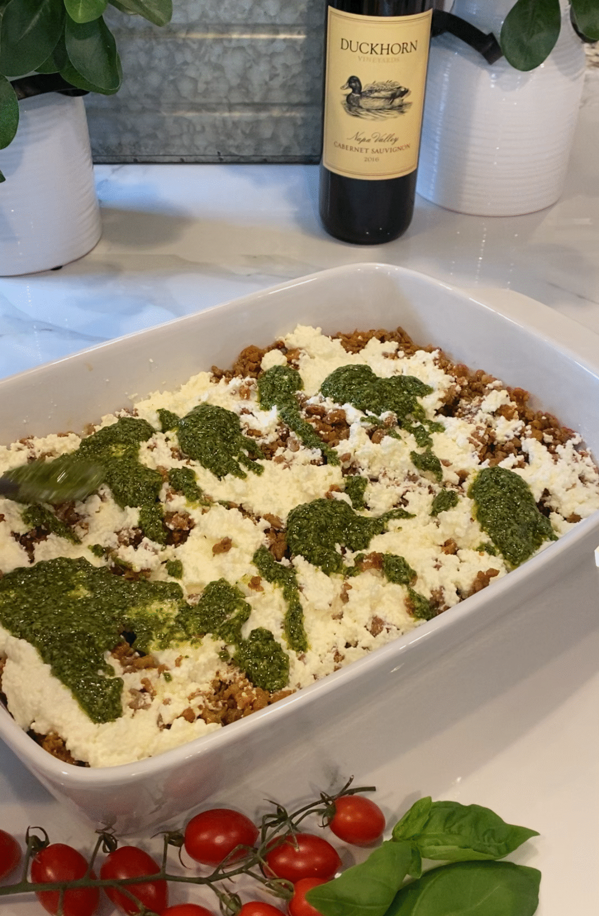 7 - Layer Italian Dip - Pesto Layer