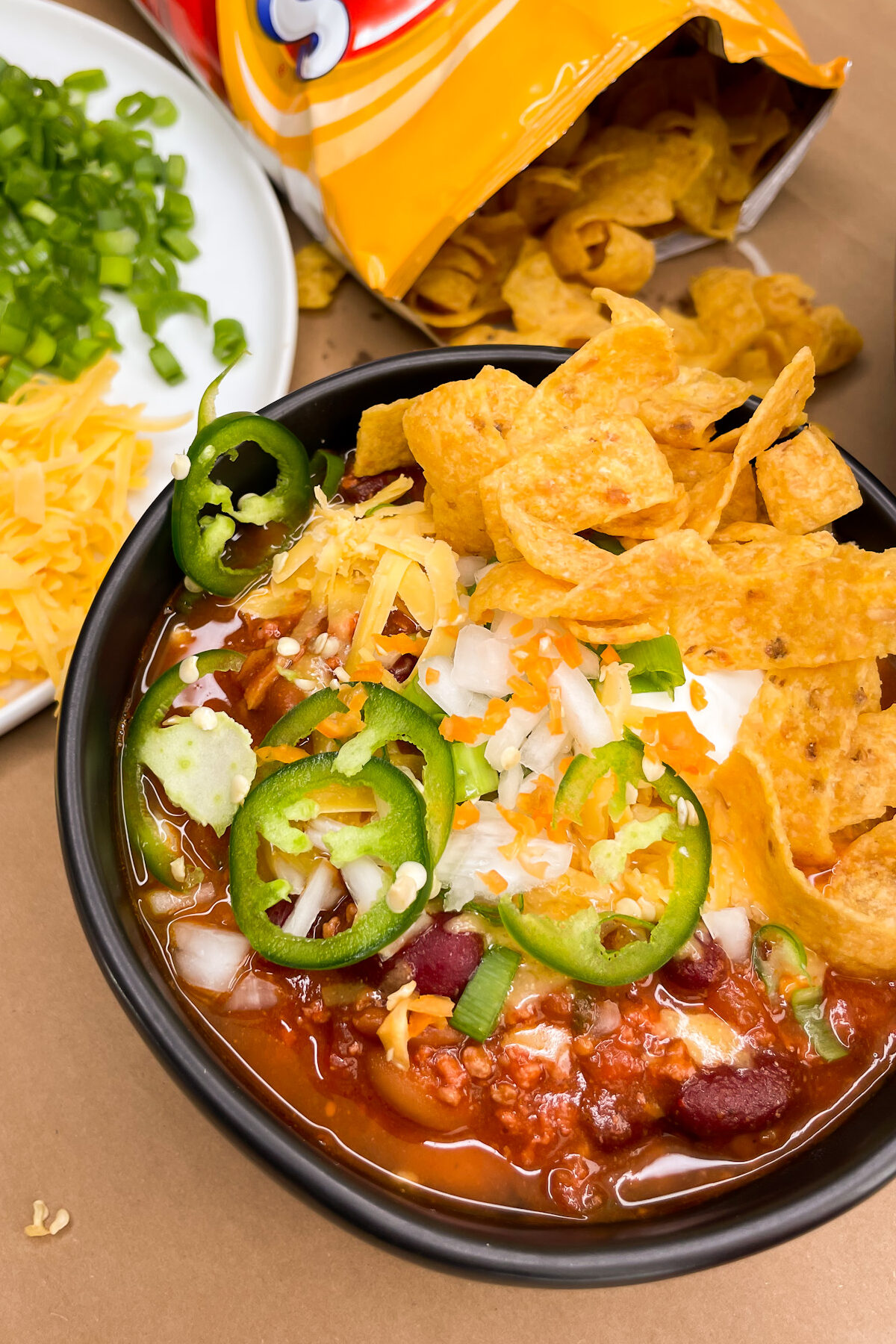 Habanero Hellfire Chili - with toppings