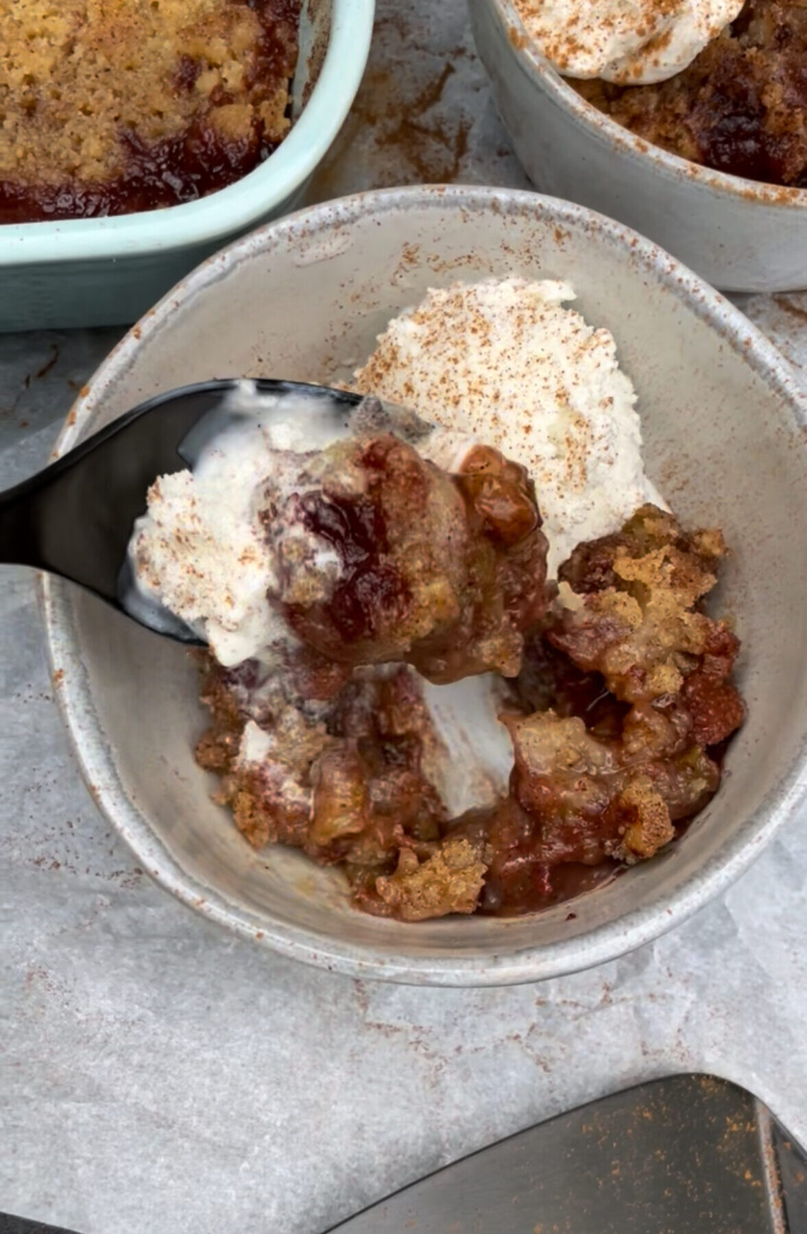 Rhubarb Crisp - Bite