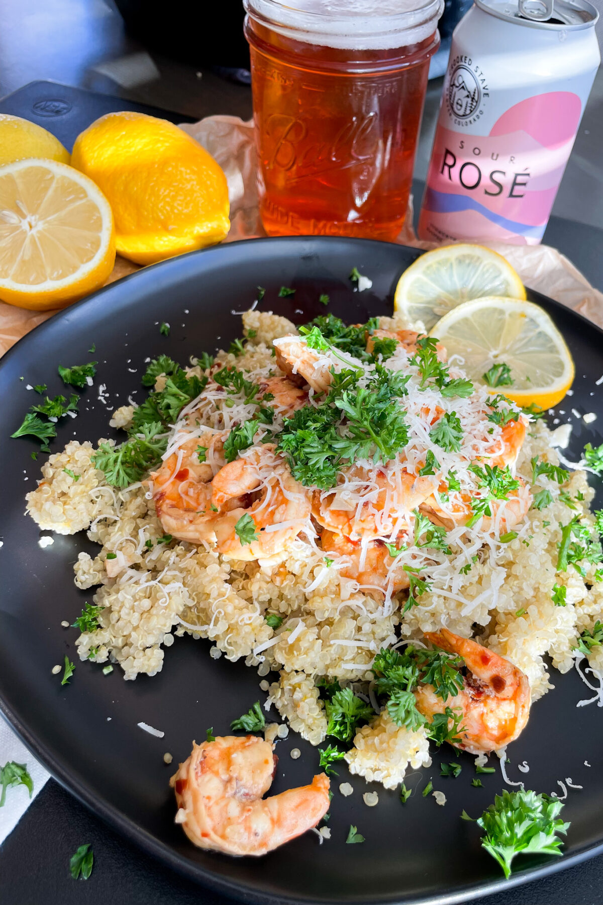 Skillet Smoked Shrimp Scampi - Cover