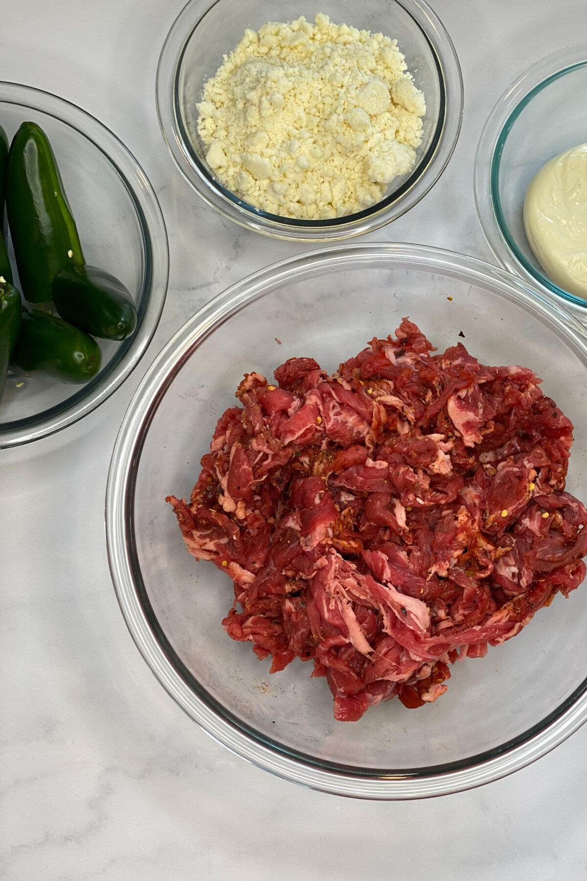 Spicy Steak Chile Relleno Tacos - Ingredients