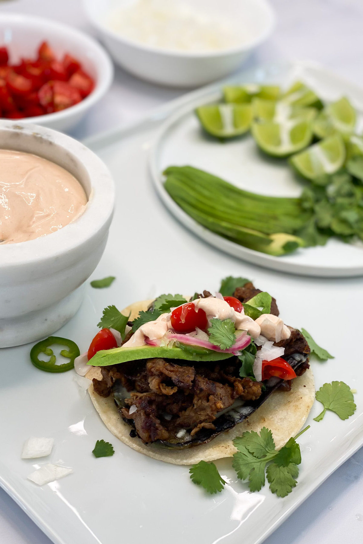 Spicy Steak Chile Relleno Tacos - Pairing