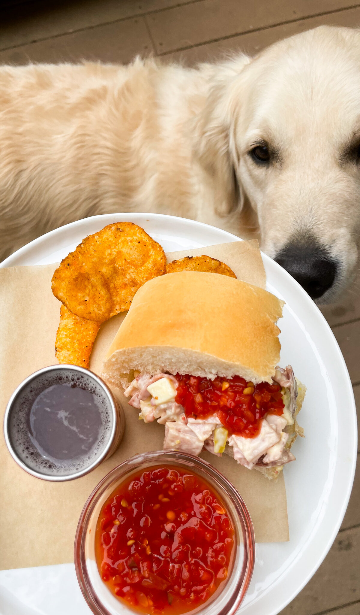 Viral Hoagie Dip - App Plate