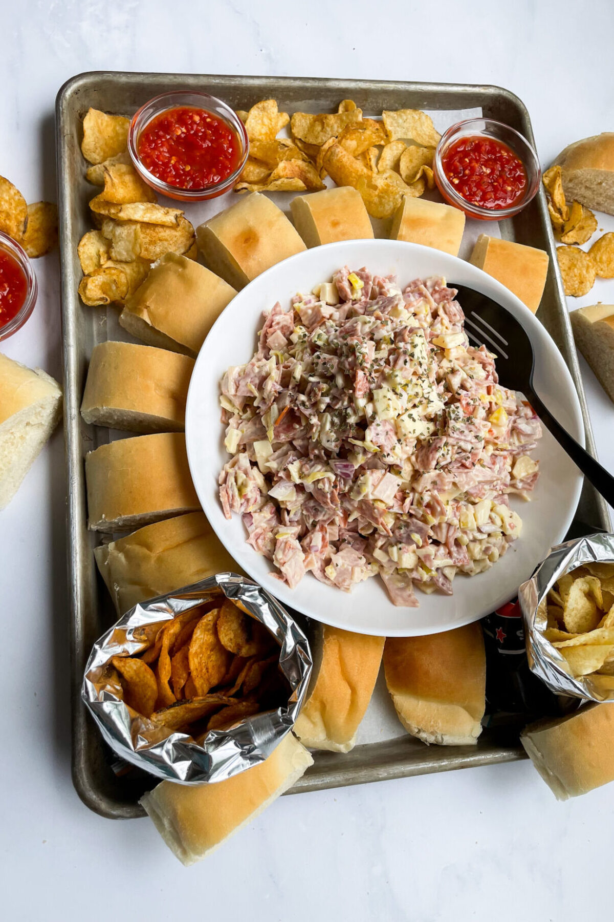 Viral Hoagie Dip - Serving