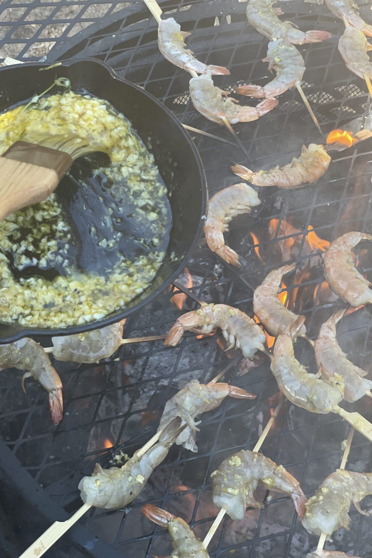 Woodfired Citrus Garlic-Herb Shrimp - Method