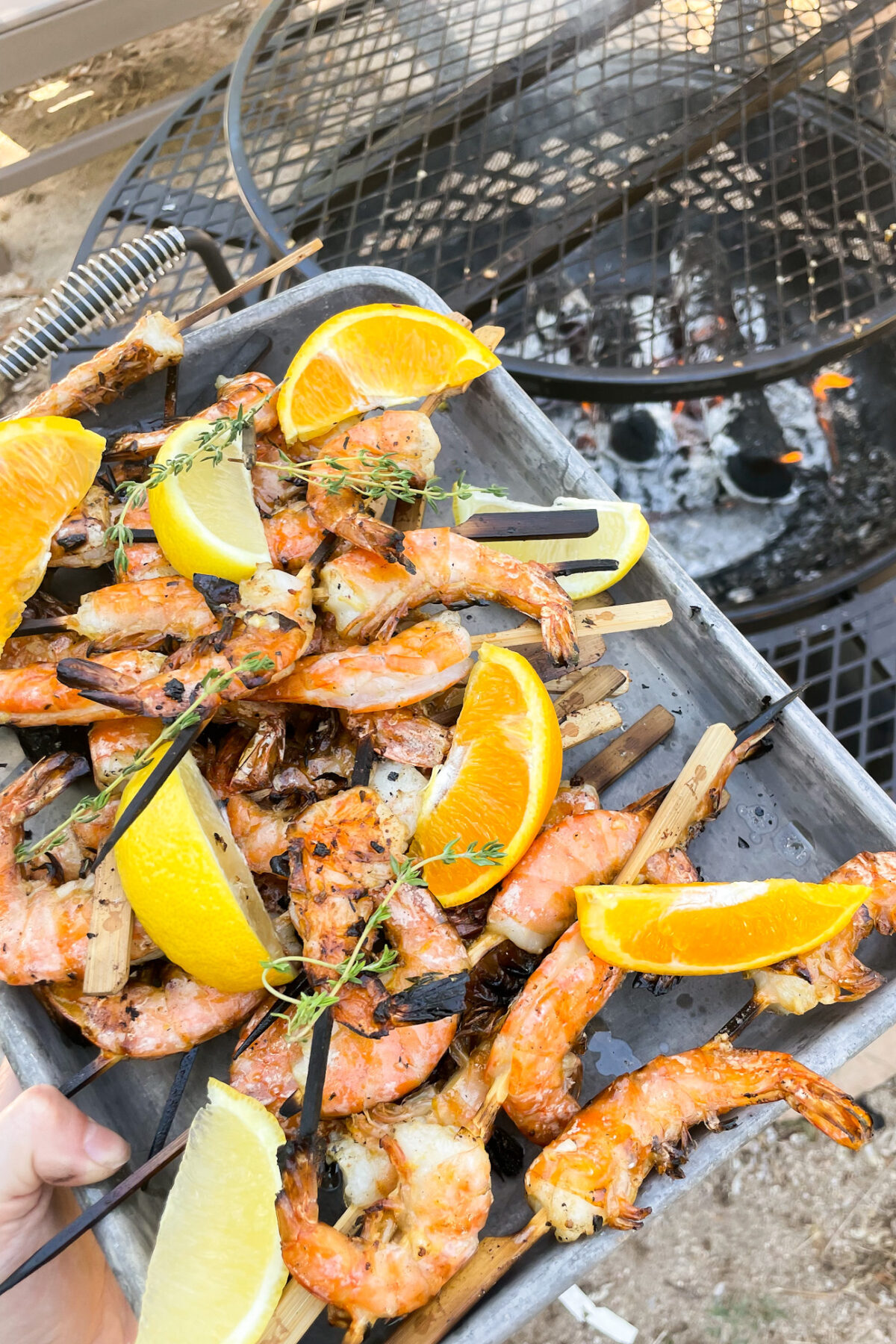 Woodfired Citrus Garlic-Herb Shrimp - Recipe Cover