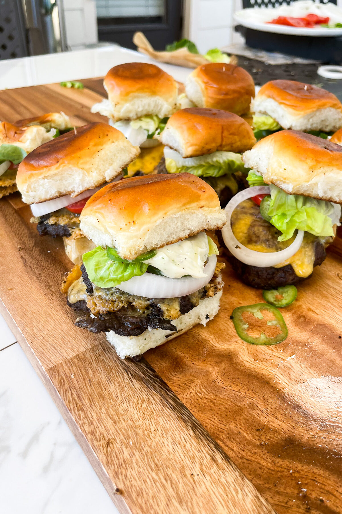 Ranch Butter Smash Burger Sliders - Cover V2