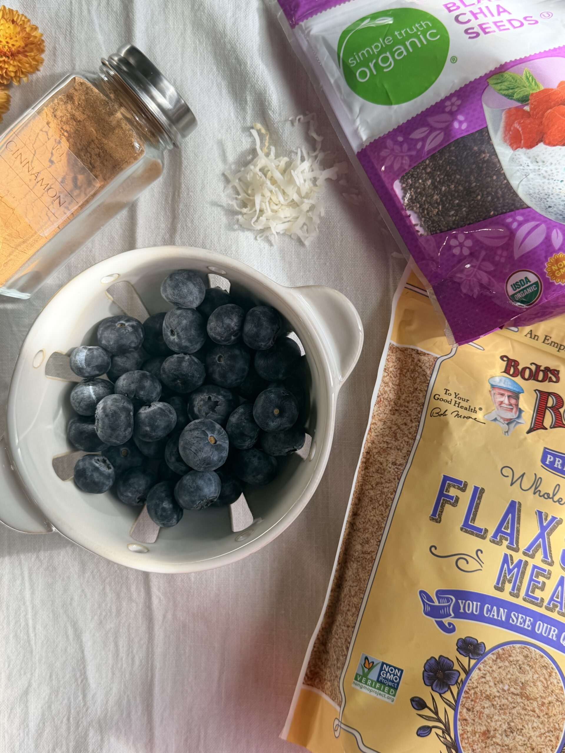 Sweet Quinoa Breakfast Bowl - Ingredients with Brands