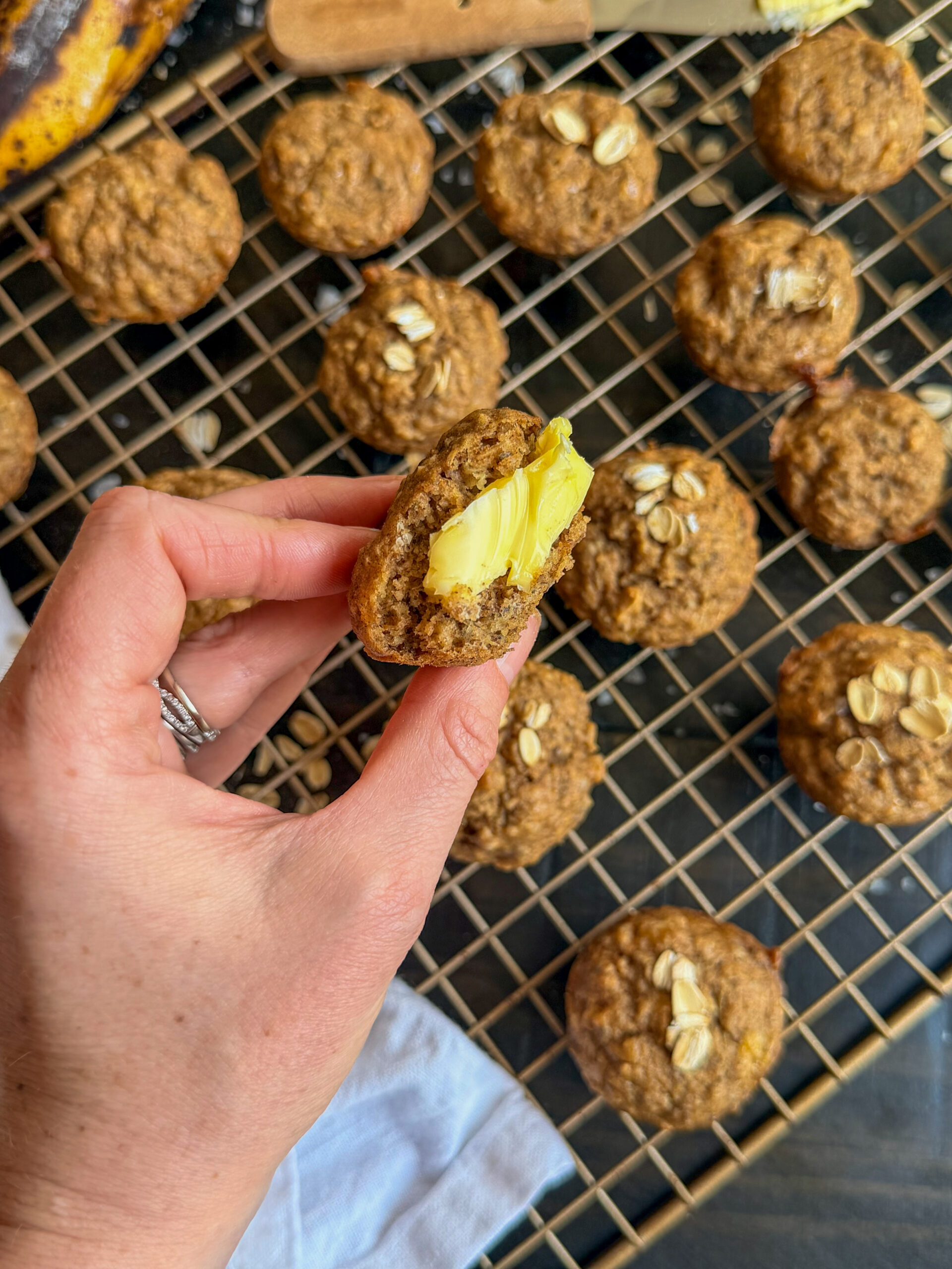 Baby Banana Oat Muffins - Bite