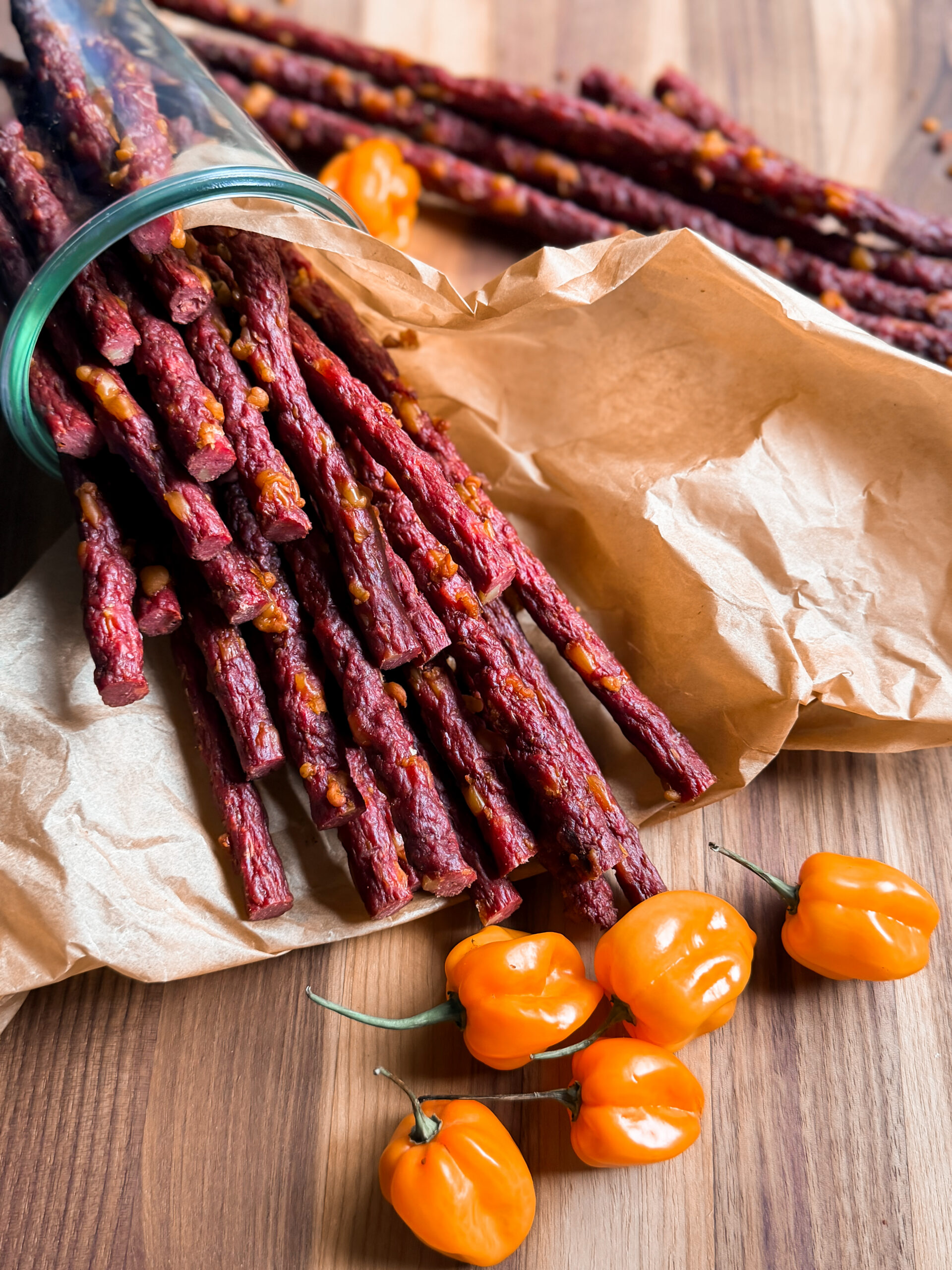 Beef Jerky Sticks - Habanero Gouda - Cover