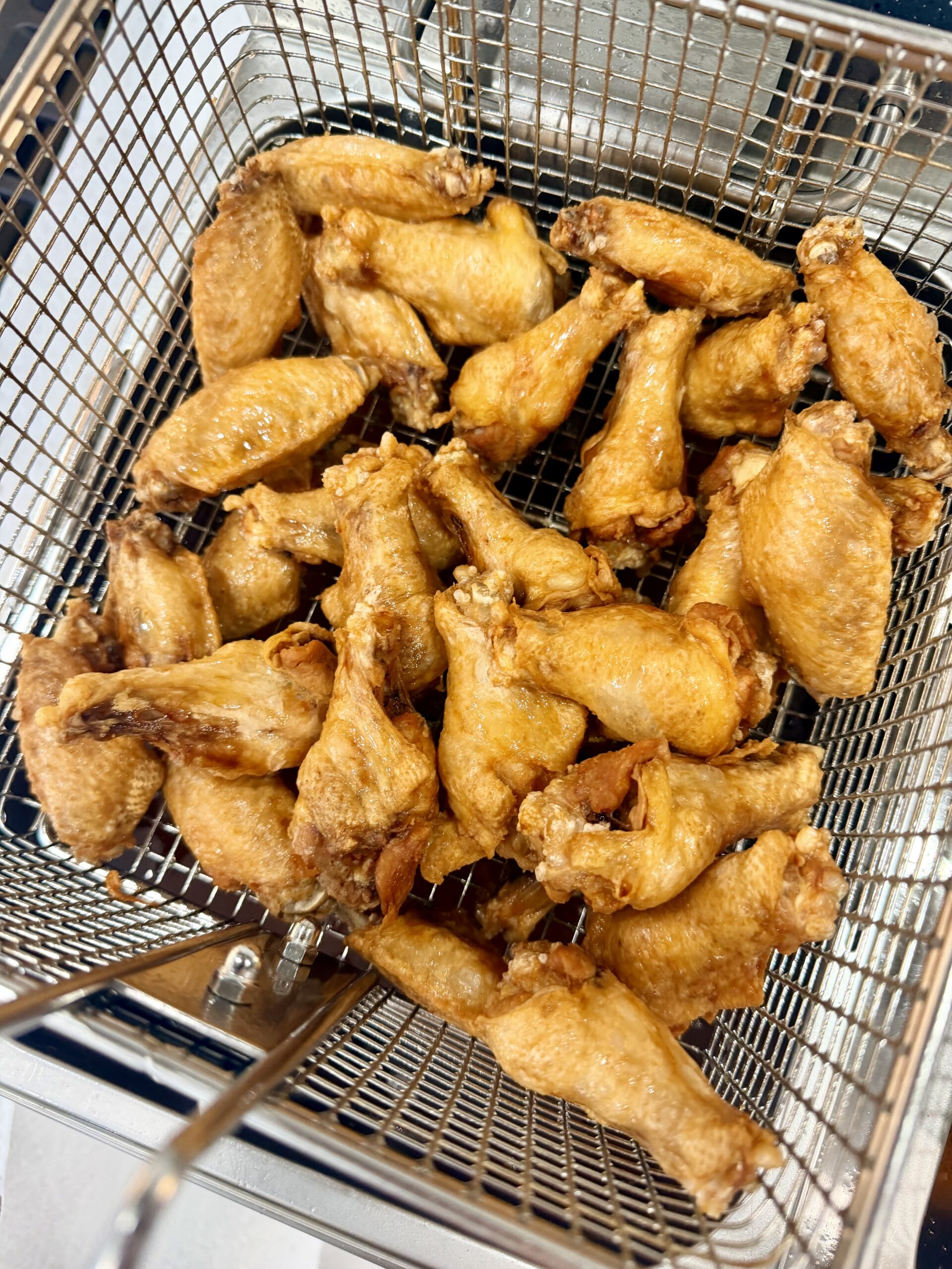 Brown Butter Barbeque Wings - Deep Fry