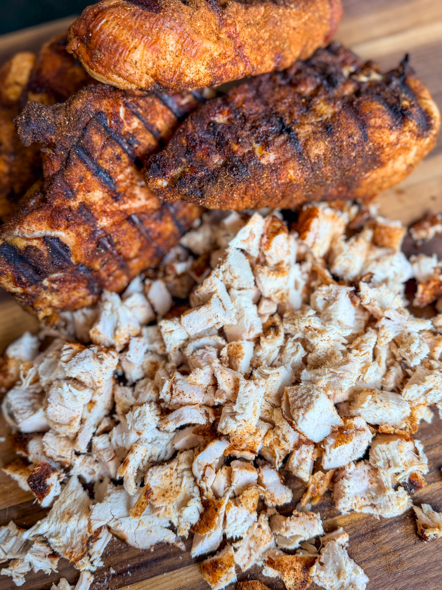 Smoked Chicken & Poblano Creamy Verde Enchiladas - Chopped Smoked Chicken