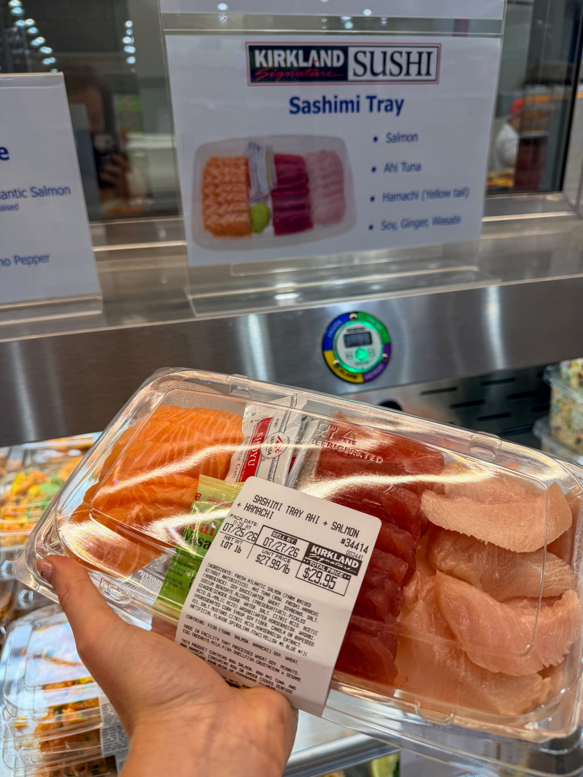 Sicilian sashimi - Costco Sashimi Tray